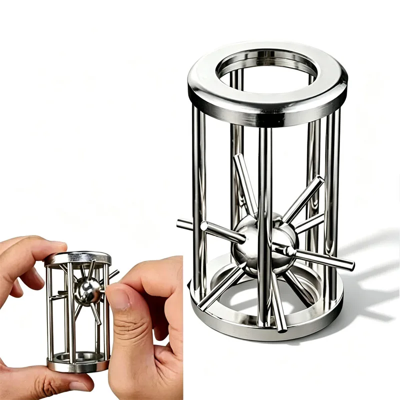 Cage Take Apart Star Metal Brain Teasers Puzzles For Kids & Adults IQ Test Toys Magic Tricks Mind Challenge Unique Gifts