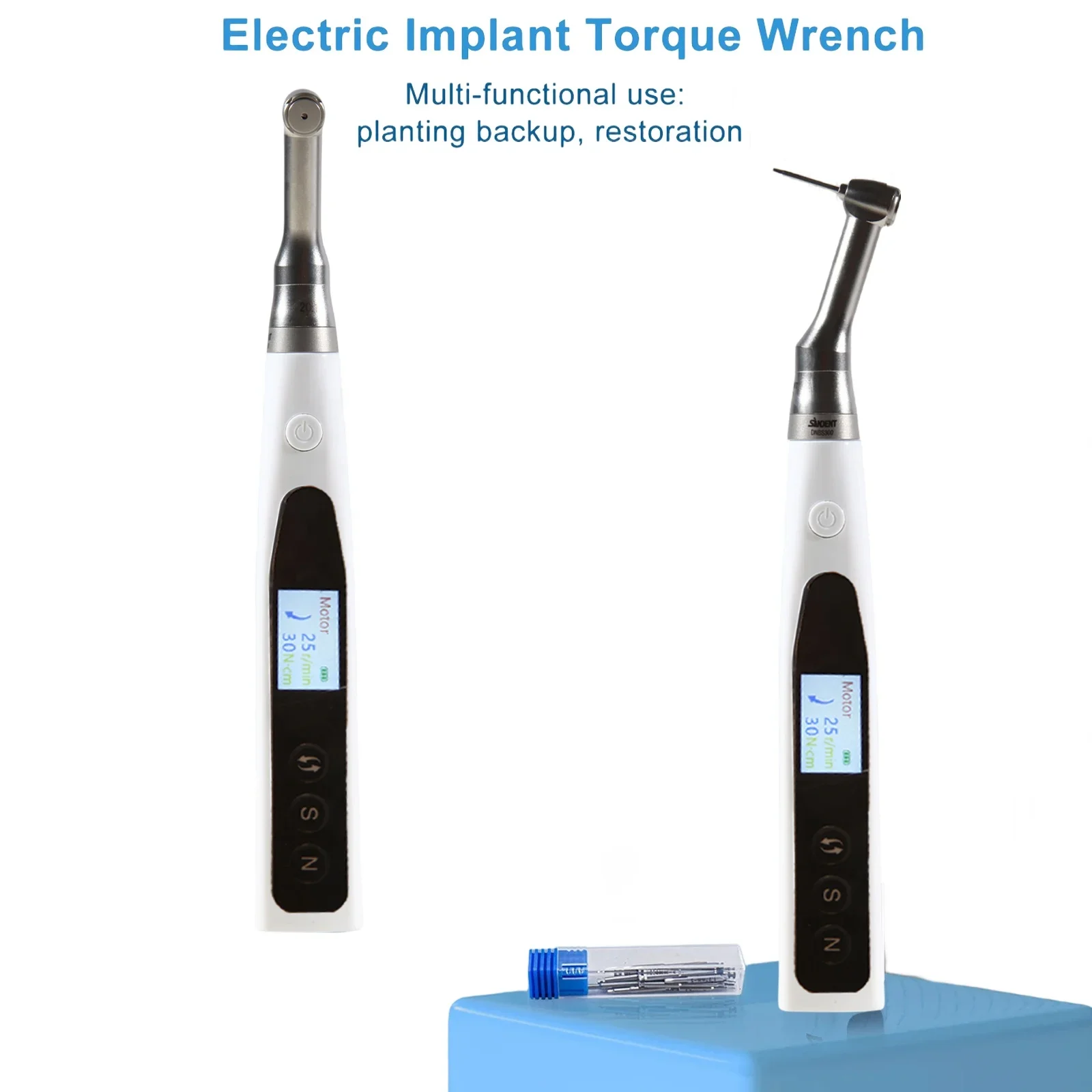 New Product Ideas! den tal Electric Wireless imp lant Torque Wrench Screwdrivers 20:1 Contra Angle Handpiece