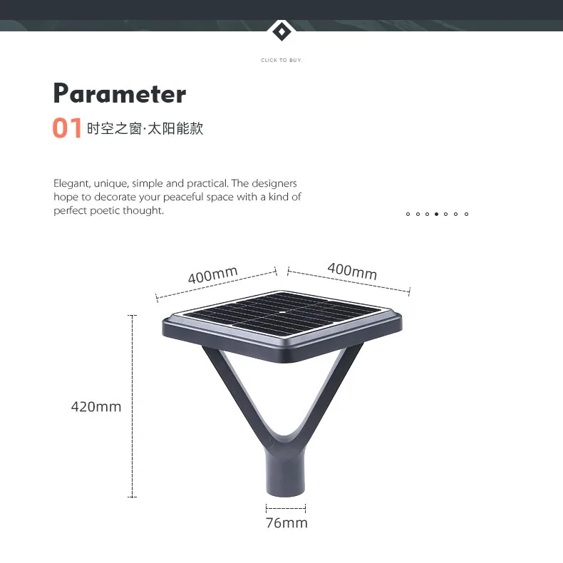 YYHC-Efficient Solar Project Lighting: Aluminum IP65 Waterproof Solar Street Light Lamp for Garden Illumination