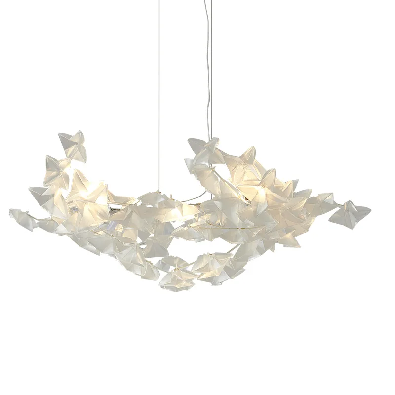 

Italy, creative design, luxury villa led lights, splicing flowers, cafe, chandelier