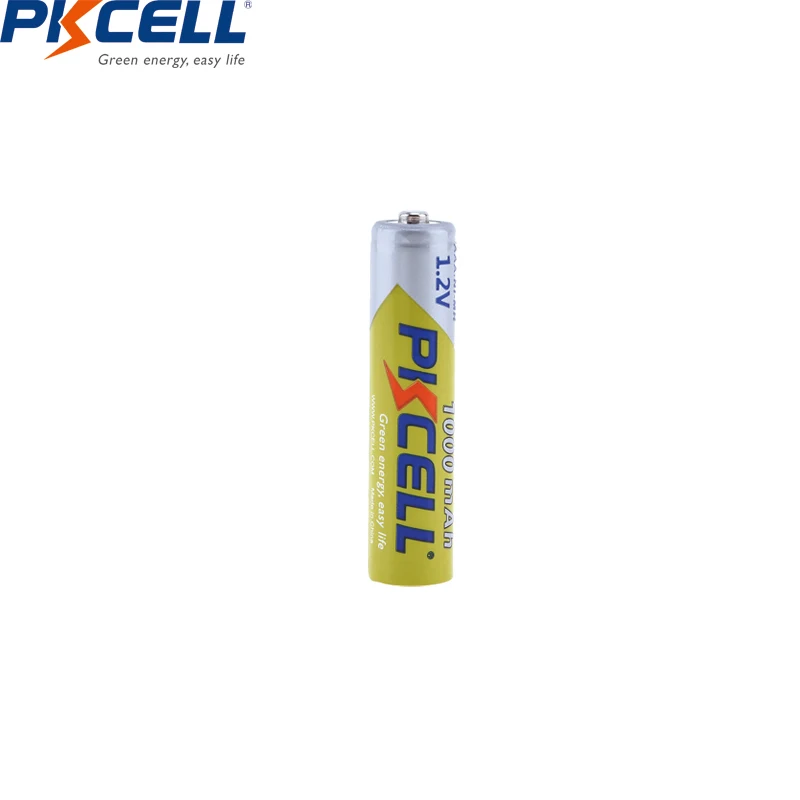 4 pz/lotto PKCELL 1.2V 1000mAh NiMh AAA batteria ricaricabile ni-mh 3A batterie AAA e 1 scatola batteria pc per giocattoli torcia