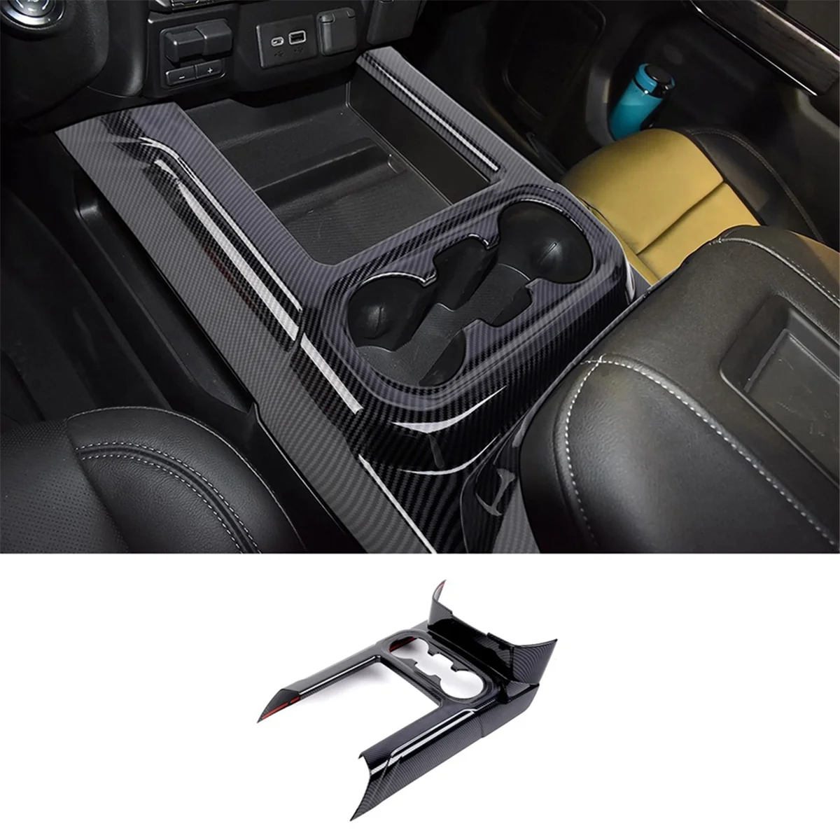 For 2019-2021 2019-2022 Central Control Gear Shift Panel Cover Trim Car Accessories