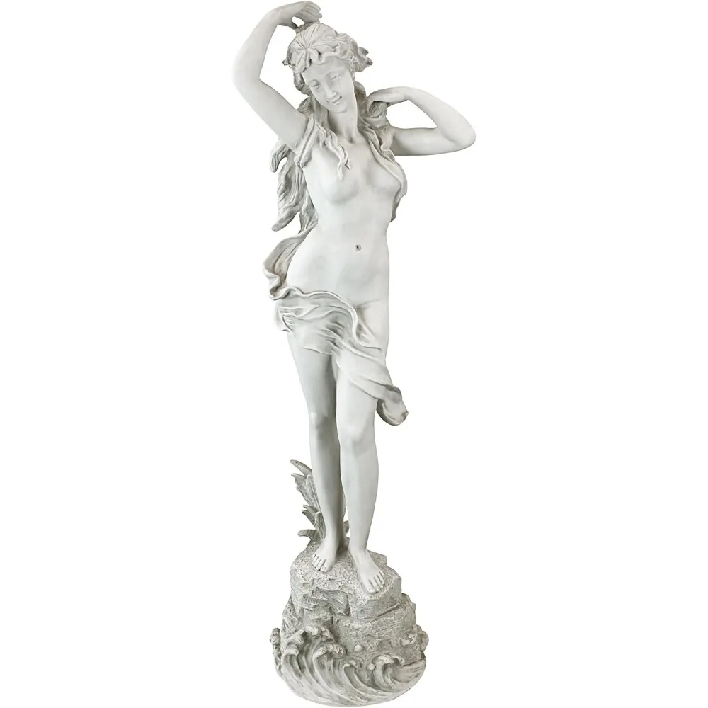 

Spring Awakening Classic Woman Indoor/Outdoor Garden Statue, 40 Inch Tall, Handcast Polyresin, Antique Stone Finish