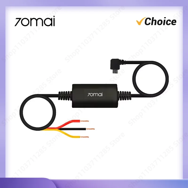 70mai Parking Surveillance Cable for 70mai 4K A800 A800S WIDE PRO Plus A500 A500S Hardwire Kit for 24H Parking Monitor in Car