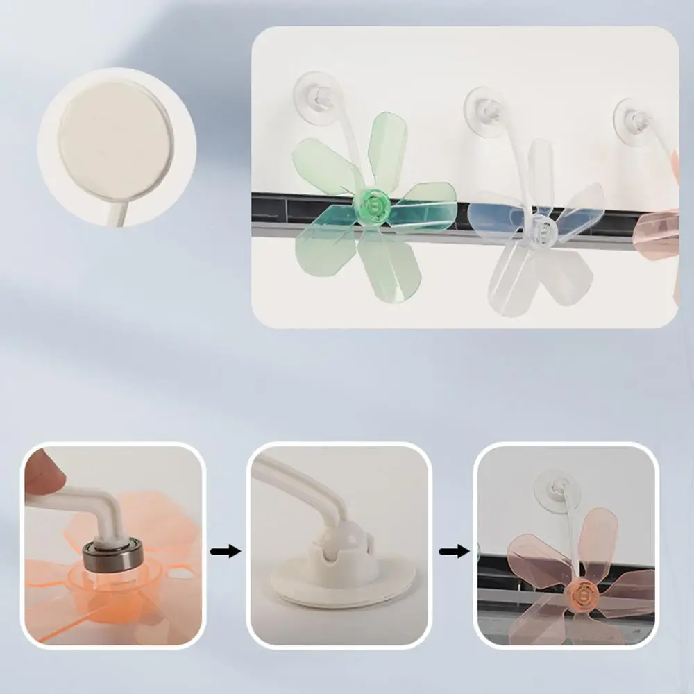 

3Pcs Wall Mounted Conditioning Guide Fan Adjustable Windmill Shaped Air Conditioner Vent Cover Anti Direct Blowing Plastic New