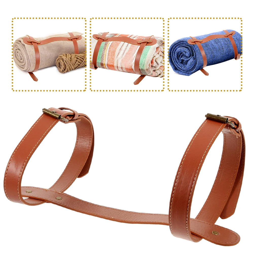 

Outdoor Rug Picnic Mat Straps Blanket for Carrying Cable Tie Beach Belt Travel Blankets