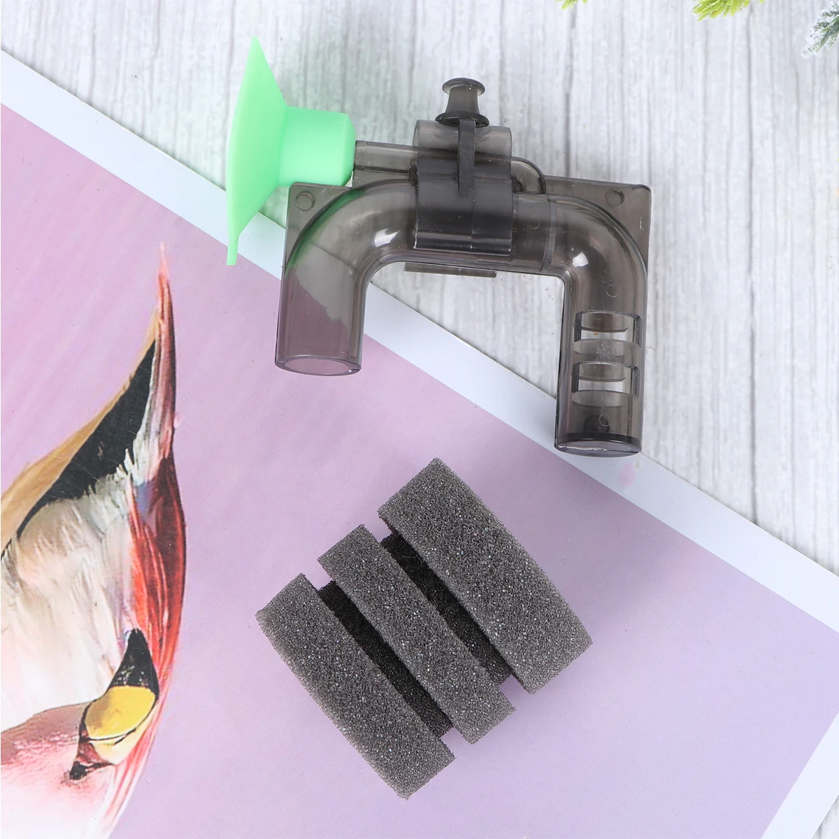 

Sponge Filter Aerobic Mute Submersible Pneumatic Oxygen Pump Aquarium Fish Tank Shrimp Round Water Cleaner Pet Supplies