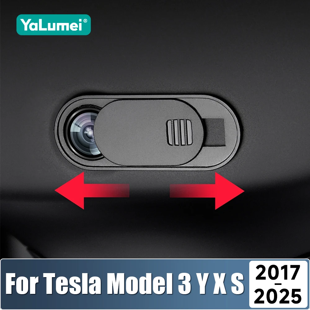 Für Tesla Modell Y 3S X 2017-2020 2021 2022 2023 2024 2025 ABS Auto Innen Webcam kamera Schutz Privatsphäre Abdeckung Zubehör