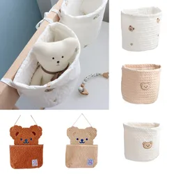 Bedside Storage Bag Baby Crib Organizer Hanging Bag for Dormitory Bed Bunk Hospital Bed Rails Book Toy Diaper Pockets Bed Holder