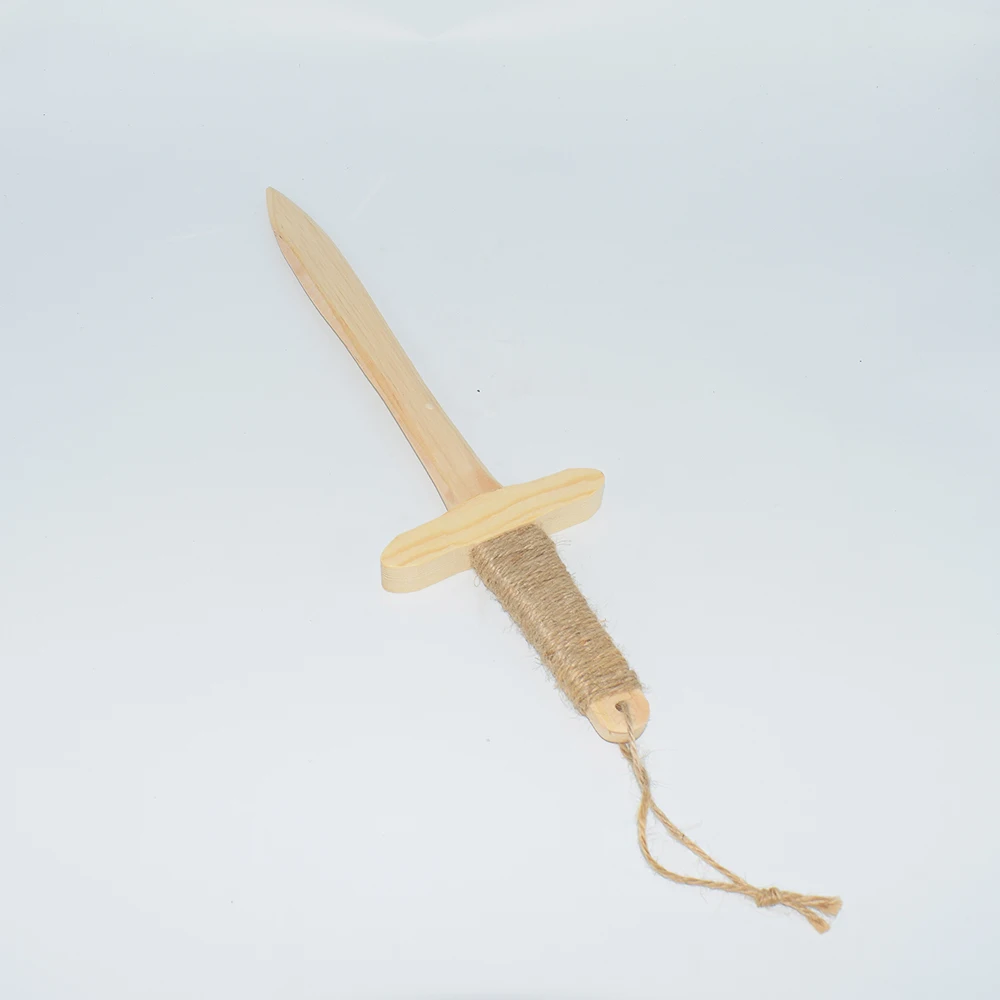 Jouet épée en bois de 40CM pour garçons, 3 pièces, accessoires de Collection d'épée en plein air, accessoires de spectacle de Cosplay, cadeaux d'anniversaire pour enfants