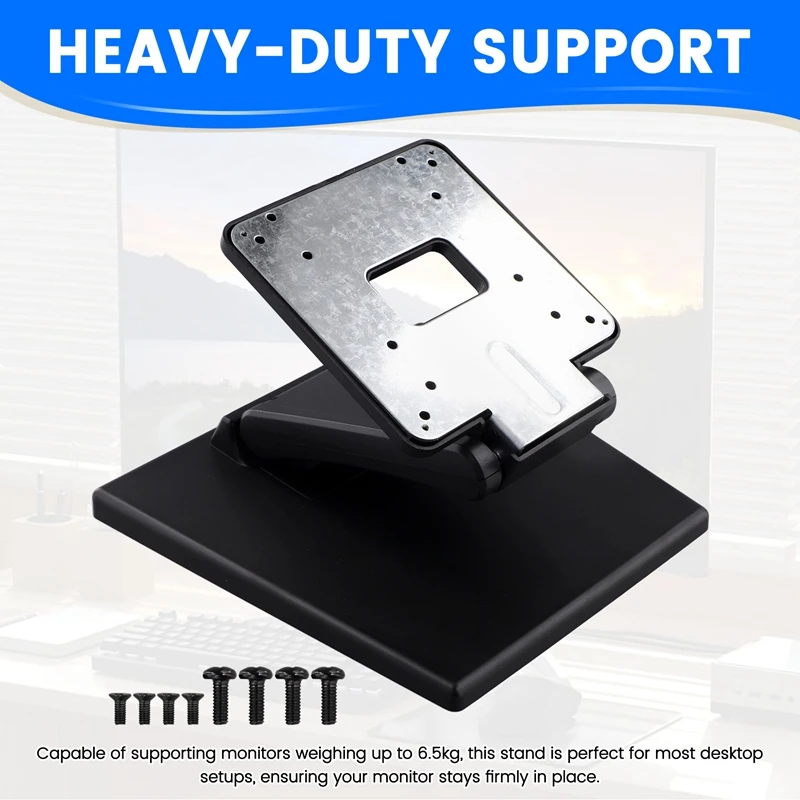 Desktop Monitor Holder 10-24Inch Monitor Stand Portable Adjustable Folding Support