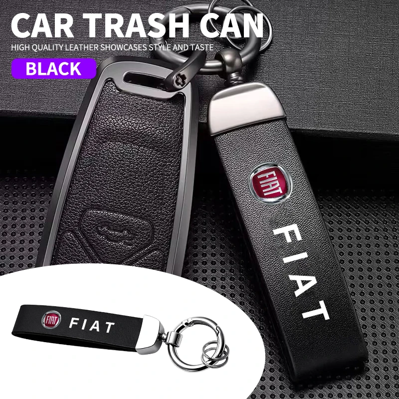 Leather Car Logo Emblem Keychain Zinc Alloy Key Ring For Fiat Mazda Opel Nismo Nissan Skoda Peugeot Citroen LEXUS Infiniti Dacia