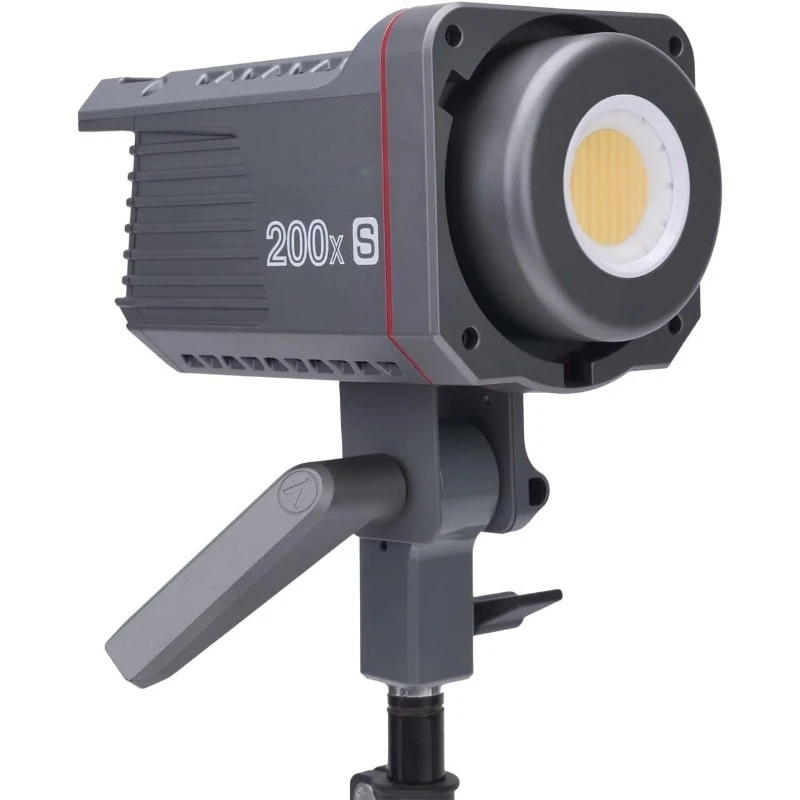 200x S 200W Bi-Color LED Video Light,Bluetooth App Control Studio Light,DC/AC Power Supply Bowens Mount Silent Fan Photog