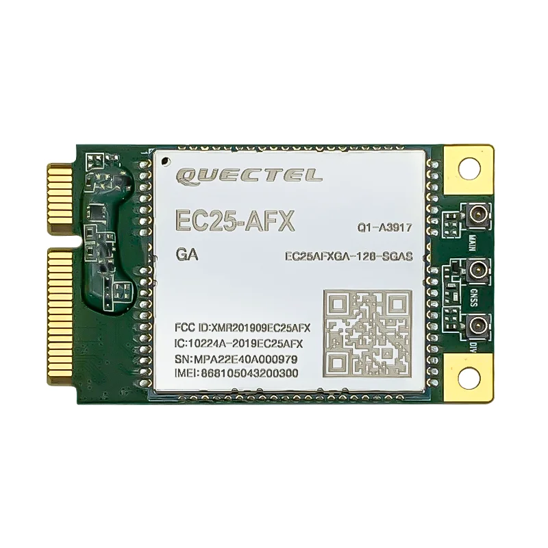 Quectel EC25 EC25-AFX MINIPCIE EC25AFXGA-128-SGAS la persévérance Cat4 mini module pcie B2/B4/B5/B12/B13/B14/B66/B71 Amérique du Nord Verizon