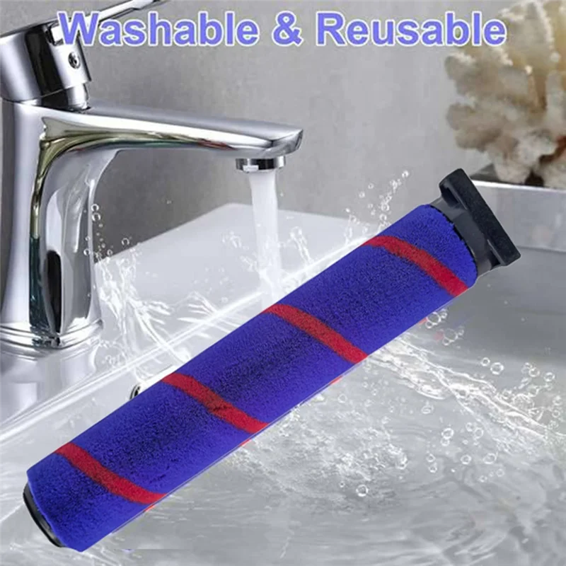 

A94E-Soft Roller Brush Head With LED Lights For Dyson V7/V8/V10/V11/V15 Vacuum Cleaner Parts For Hardwood Floor