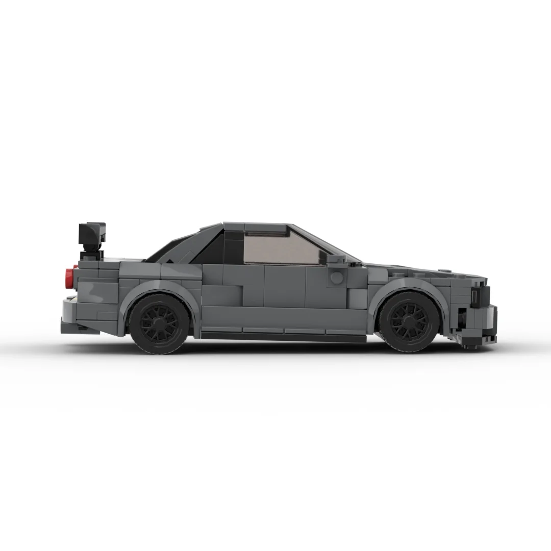 MOC 231pcs R34 Style Skyline Racing Car Small Bricks Building Blocks Model Assembly Toy Gift