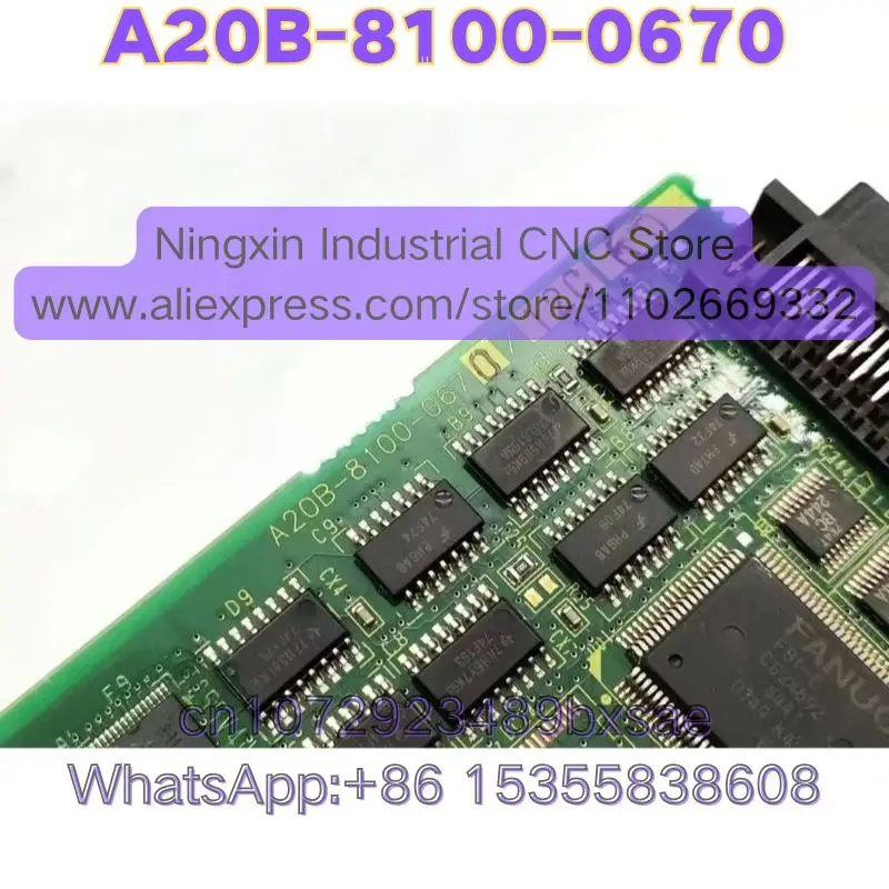 Used FANUC A20B-8100-0670 A20B 8100 0670 Network Card Communication Board Tested OK