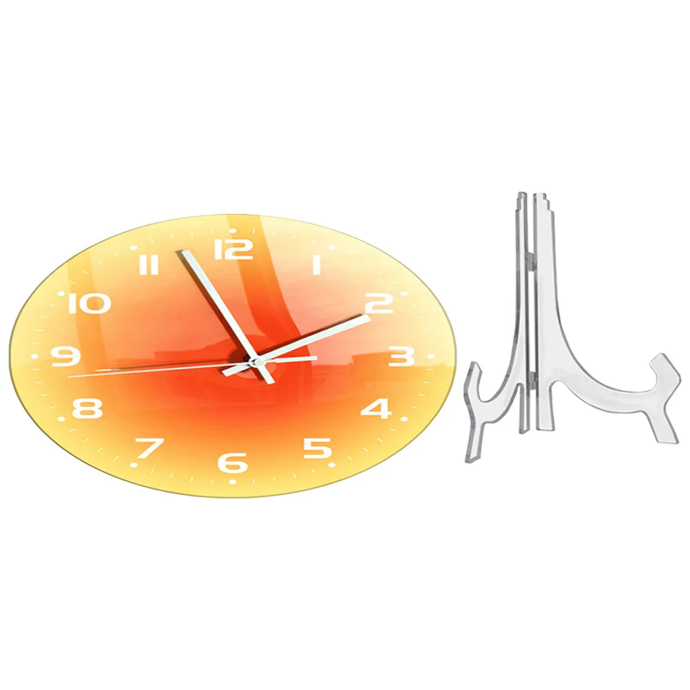 

Acrylic Wall Clock Round Decorative Stylish Exquisite Living Room Bedroom Office Home Accessory Wall Clock