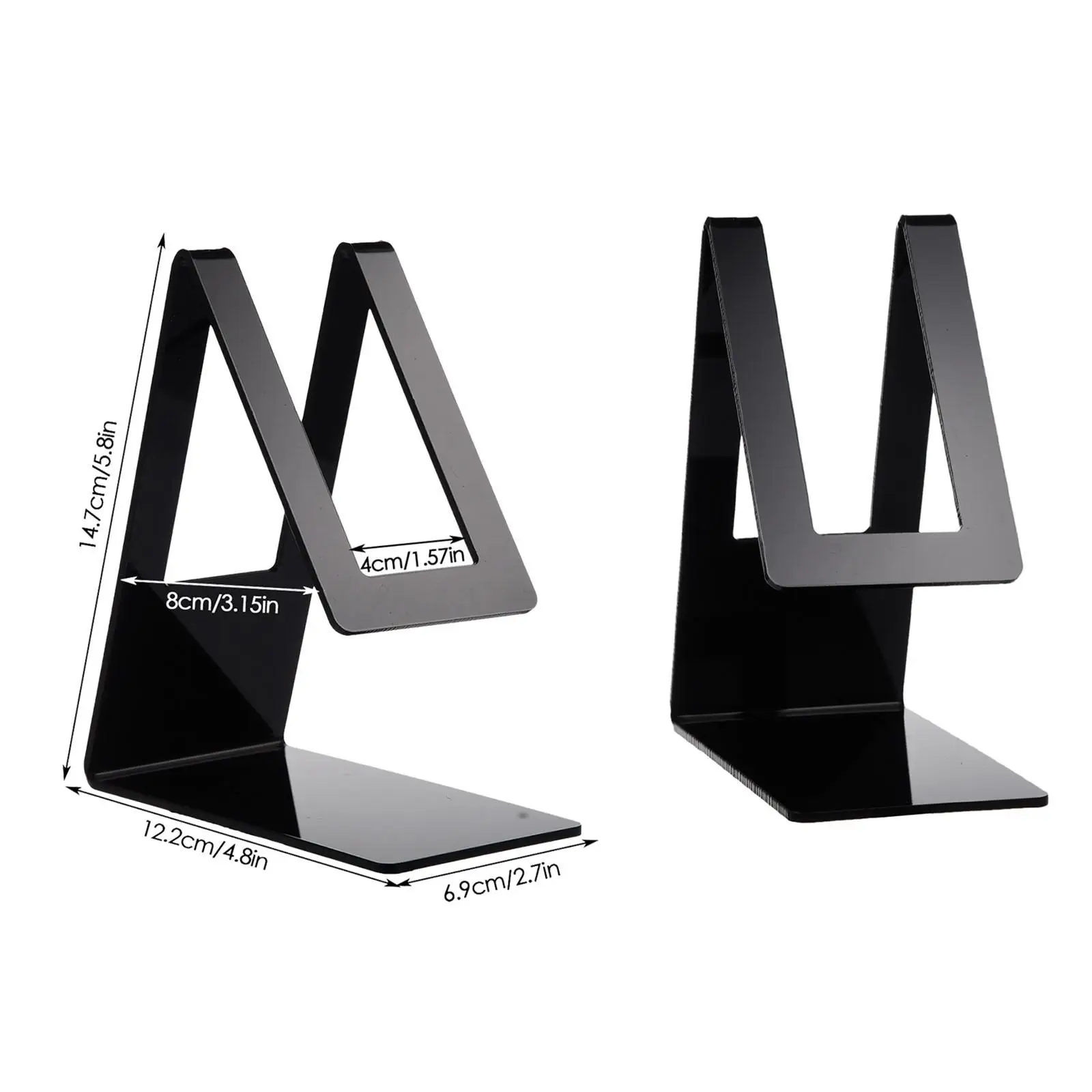 2 peças suporte de filtro de café acrílico acessórios de barra de café papel de filtro de café