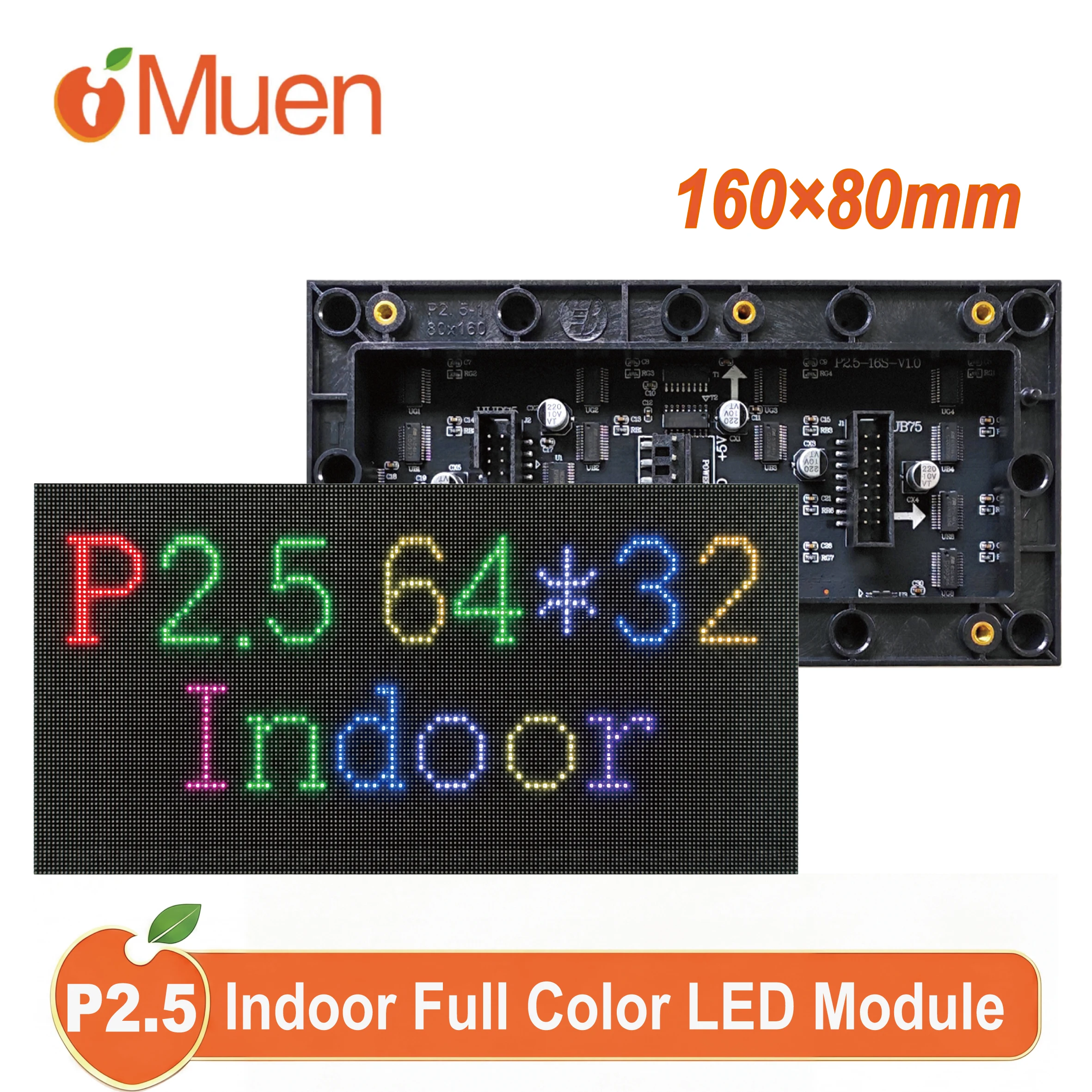 modulo-painel-tela-led-p25-160×80mm-64×32-pixels-varredura-1-16-smd-interno-alta-definicao-parede-de-video-cor-total-p25-modulo-painel-exibicao-led