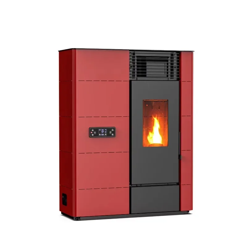 KM1203C Automatic Feeding wifi cast iron pellet heater room Heating pellet stove for living indoor