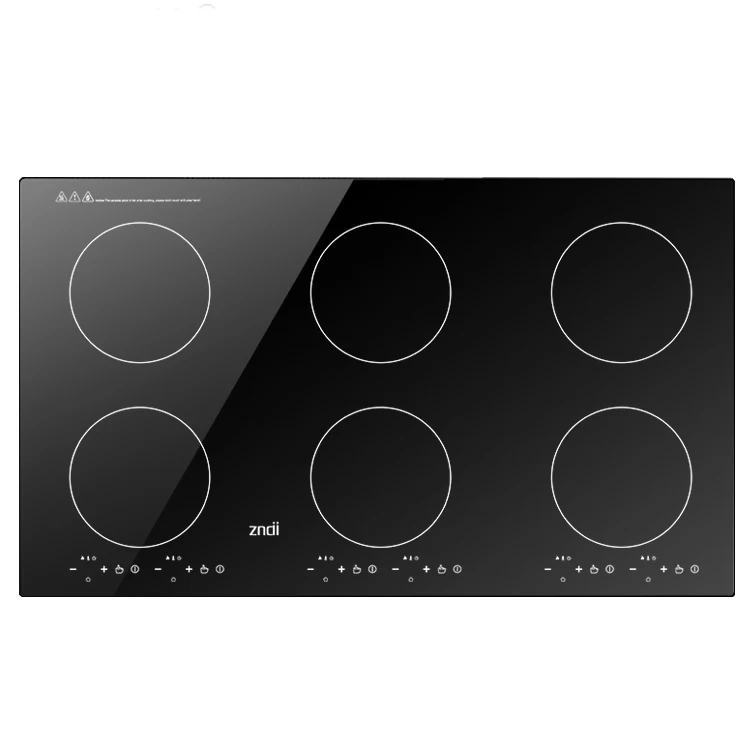 

Factory Cheap Price Quality Electrical Kitchen Appliances Slim 6 Burner Induction Cooker Cooktop