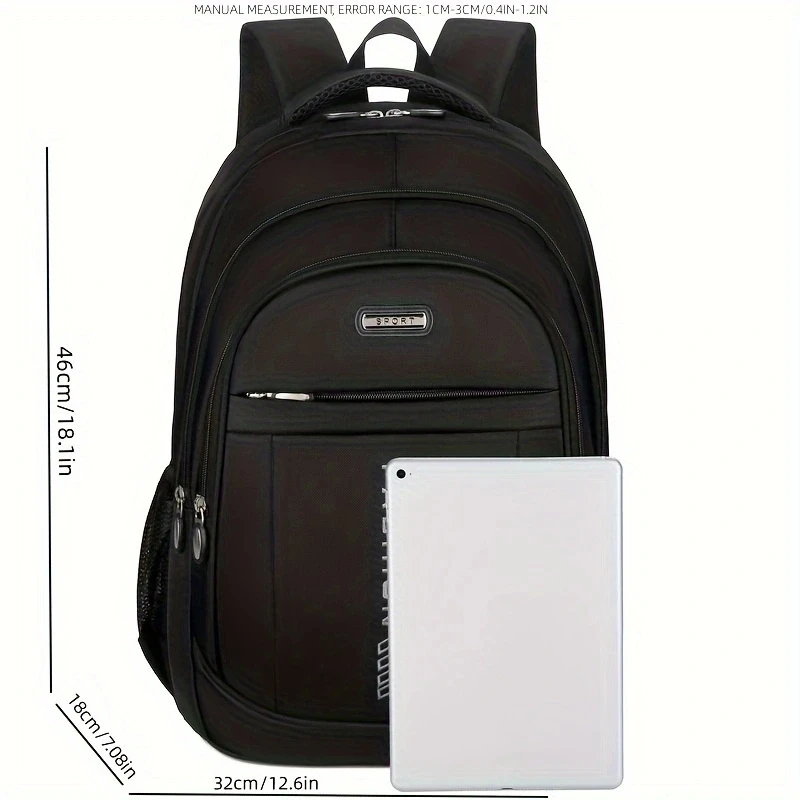 Reinforced Waterproof Large Capacity Bag, College Students Schoolbag, Going Out Computer , Casual Travel