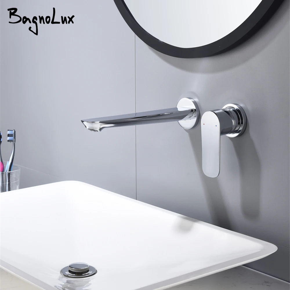 

Настенный смеситель для ванной комнаты, скрытый смеситель, настенный смеситель для ванной комнаты, настенный смеситель для горячей и холодной воды