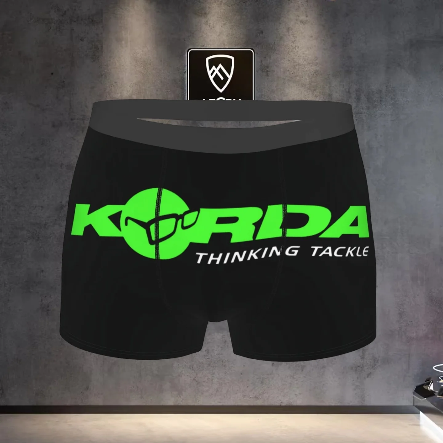 

2025 New Korda Fishing Logo Boxer Men's Shorts 3D Printed Fish Carp Fisherman Gift Soft, Breathable and Comfortable Underwear