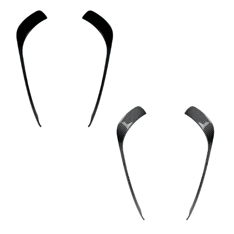 

A21F-Car Front Bumper Lip Splitter Spoiler Fog Lamp Spoiler Cover Trim For Mercedes-Benz A Class W176 AMG 2013-2015