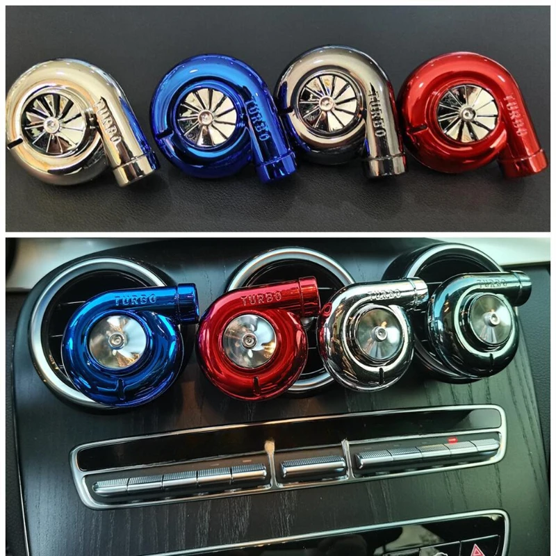 Car Air Freshener Turbo Modified Auto Air Vent Aroma Diffuser Car Outlet Clip Fragrances Parfum Interior Accessories