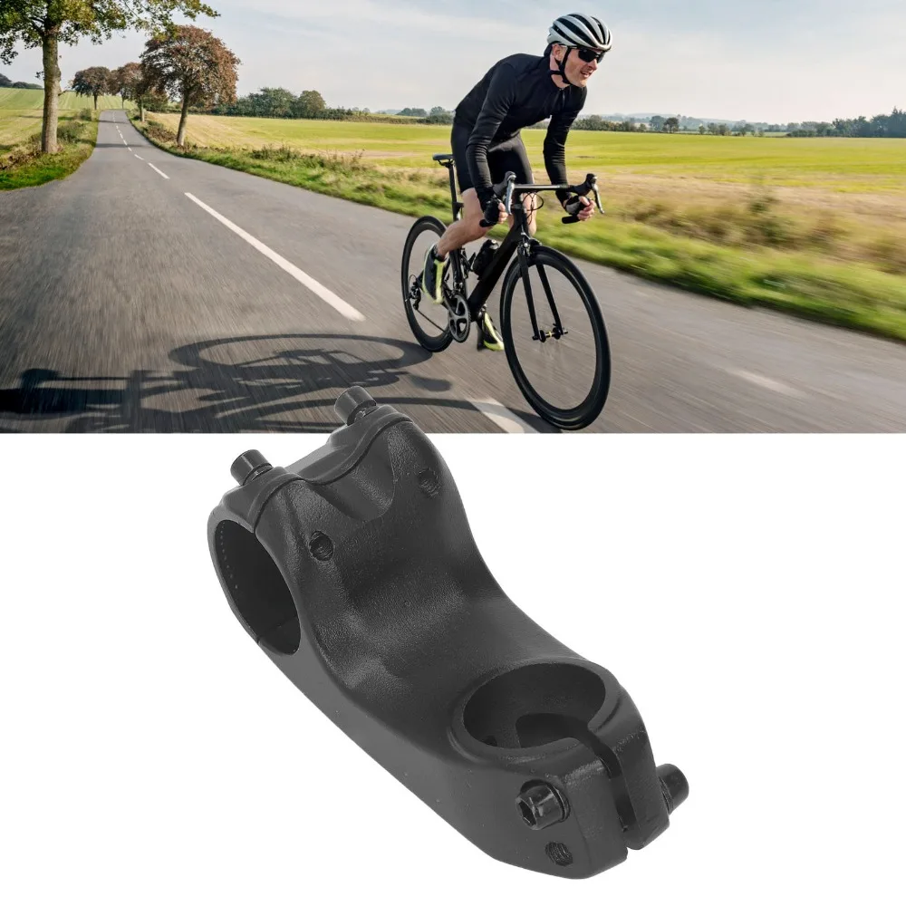 

-17 Degree Bicycle Handlebar Stem 70mm Length Aluminum Alloy Handlebar Stem Lightweight Easy to install Bike Head Stem