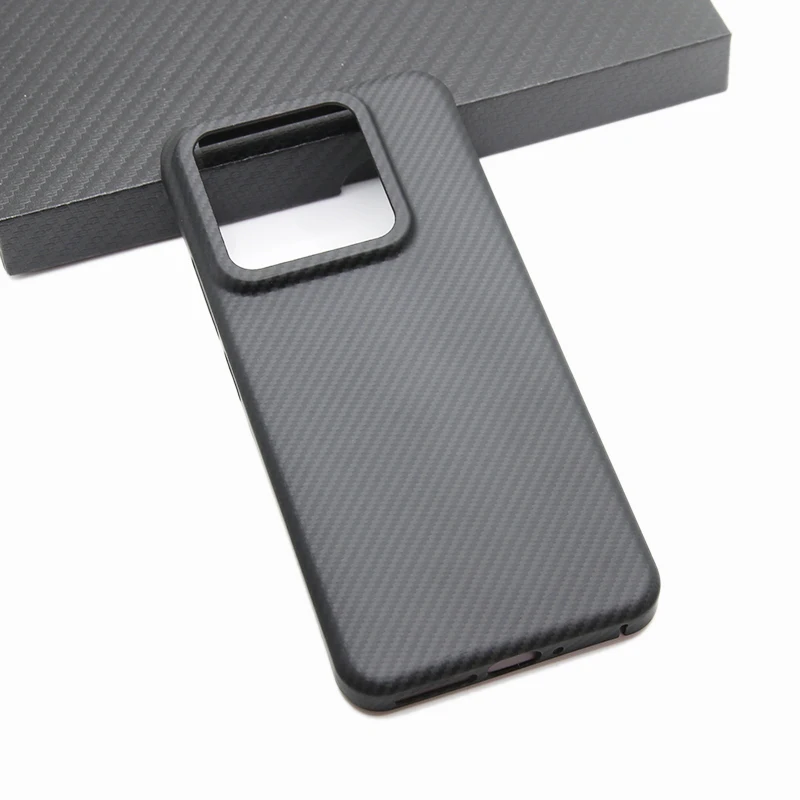 ZXKE Carbon Fiber Case For Xiaomi 14 14Pro Cover Embedded Iron Sheet Magnetic Car Support 600D Magsafe Aramid Fiber Shell