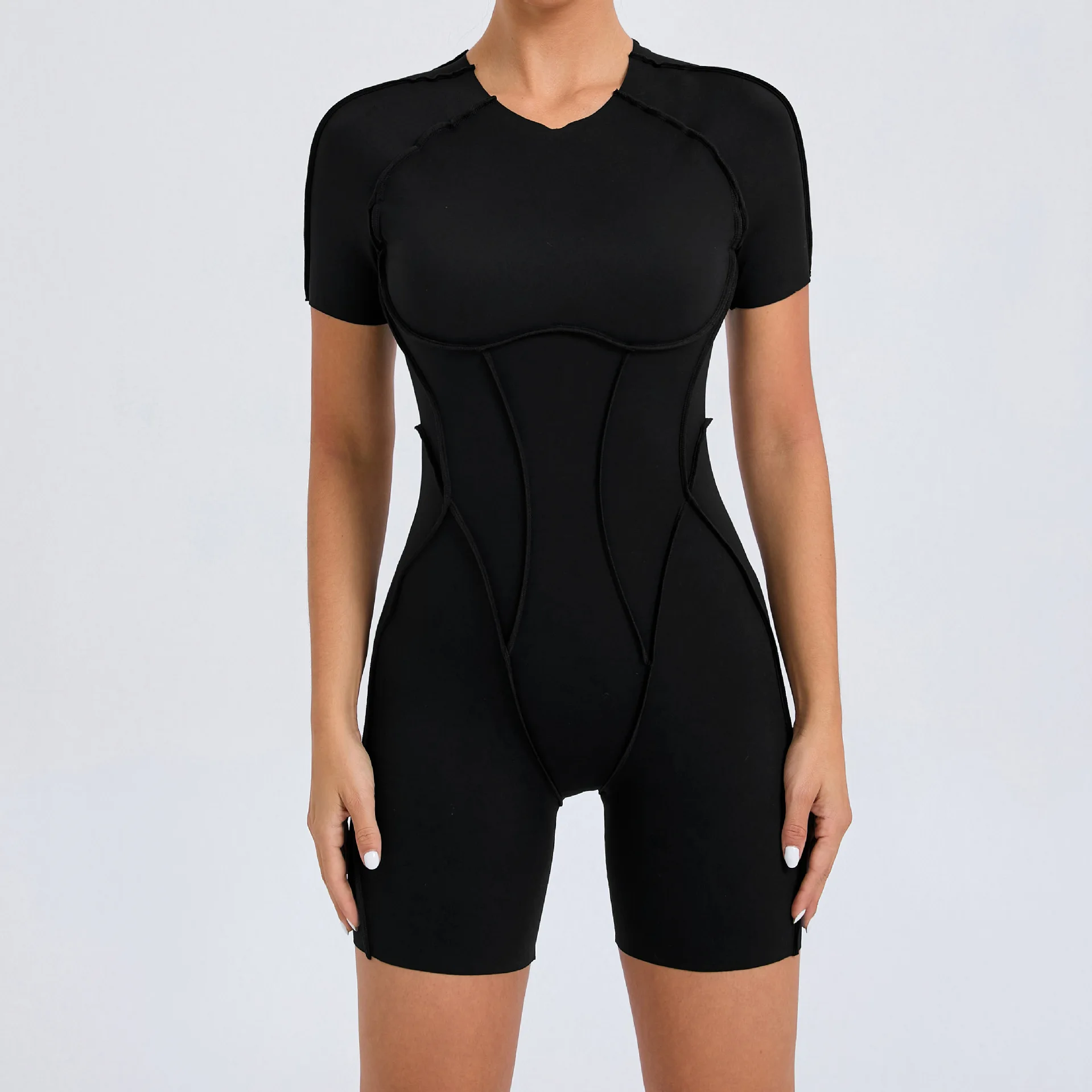 Latest Tight Quick-Dry Sports Fitness Yoga Jumpsuit For Women