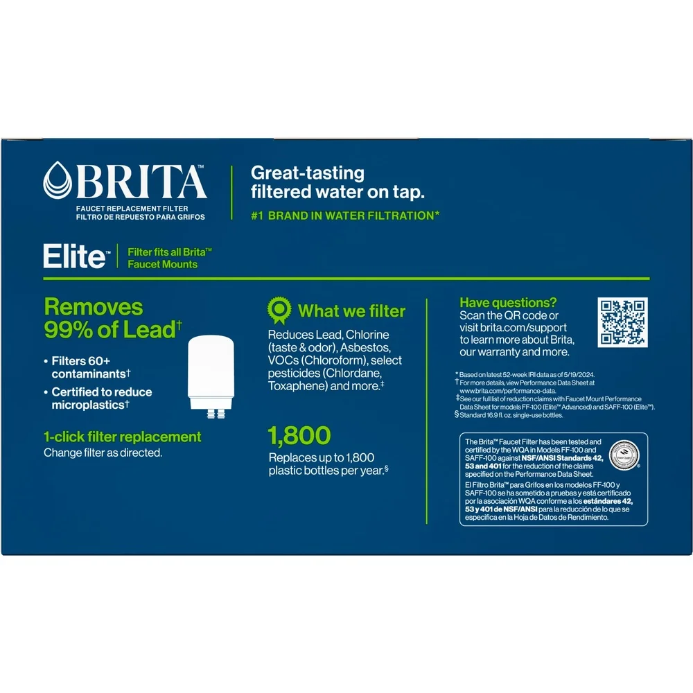 فلتر بديل لتركيب الصنبور 99% لتقليل الرصاص خالي من مادة BPA من الكروم 3 عدد مؤشر التغيير السهل يناسب الصنابير القياسية