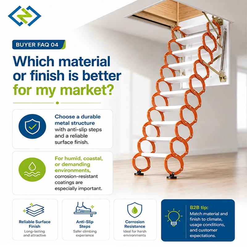 OEM Aluminum Alloy Folding Attic Ladder with 200kg Capacity for Home Access
