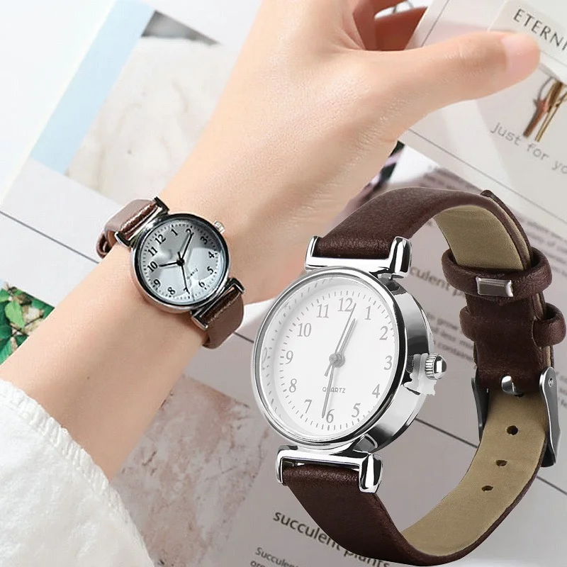 Luxury Fashion Women\'s Quartz Wristwatches Alloy Bracelet Watches Simple Temperament Commuting Versatile Accessories Wristwatch