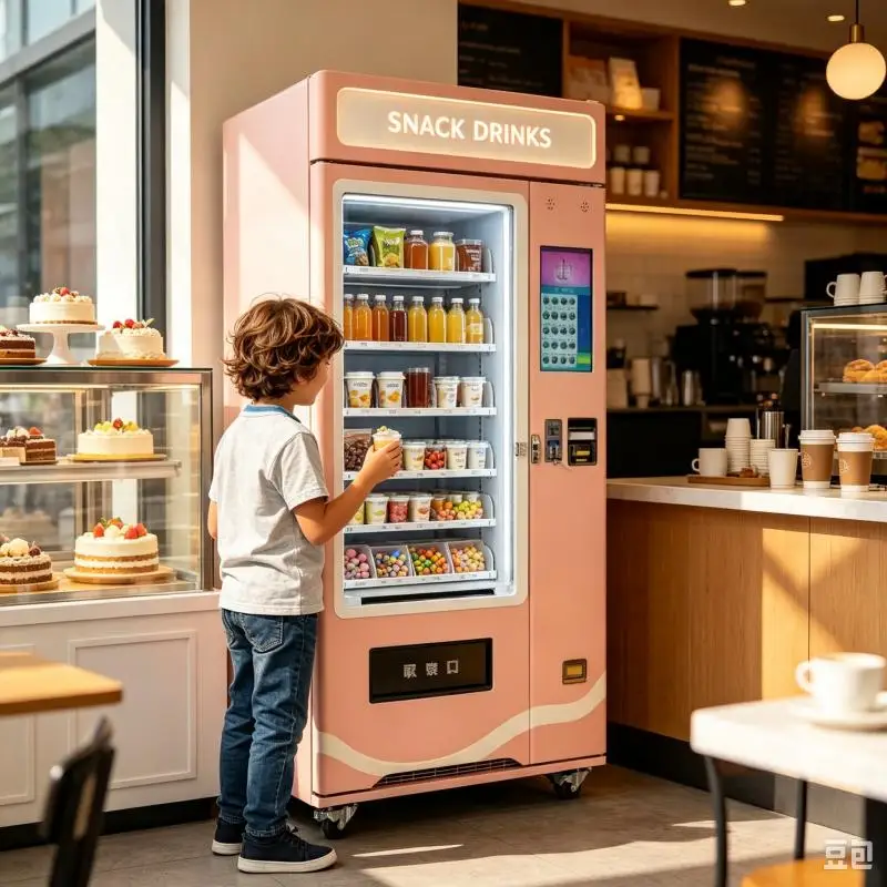 Snacks and Drinks Vending Machine Customized Smart Automatic Retail Kiosk Touch Screen Payment System Commercial Use