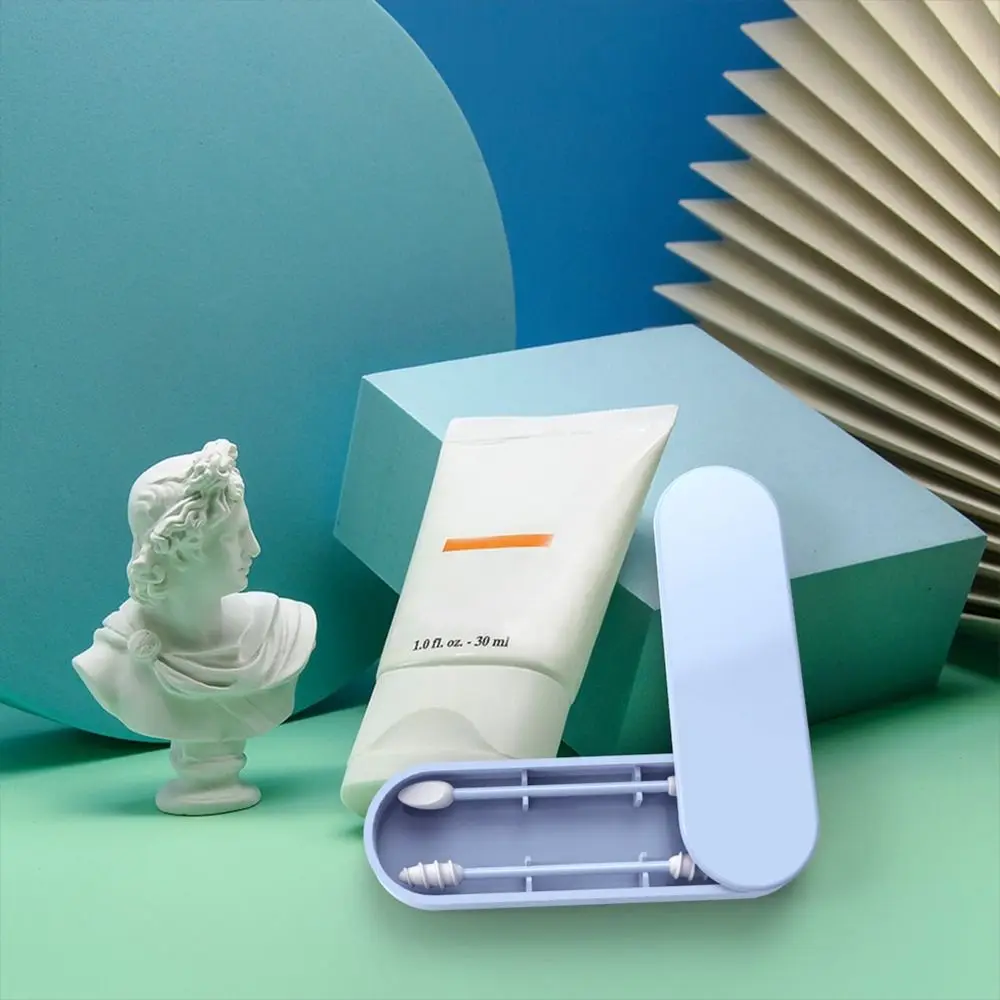 يمكن إعادة تدوير مجموعة أعواد القطن المصنوعة من السيليكون ومغرفة الأذن وإعادة استخدامها وأعواد قطنية من السيليكون برأسين.