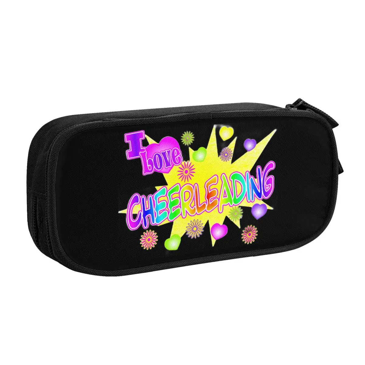 Cheerleading Girl Customized Cute Pencil Case Boys Gilrs Large Storage Pencil Box Students Stationery