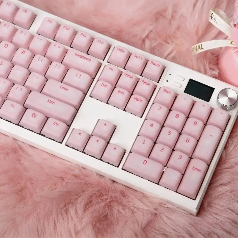 Jelly Pudding Silicone Theme Keycaps Set Custom PBT Sublimation Cherry Profile Keyboard Cap for Mechanical Keyboard Accessories