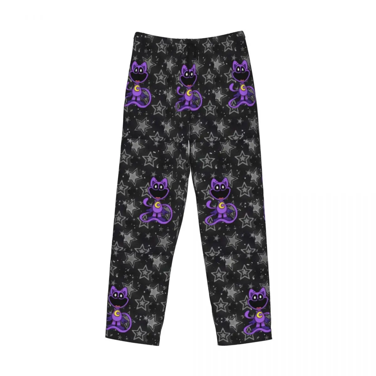 Pantaloni da pigiama CatNap da uomo personalizzati Smilings Critters Cartoon Stampa Pantaloni da notte per dormire con tasche