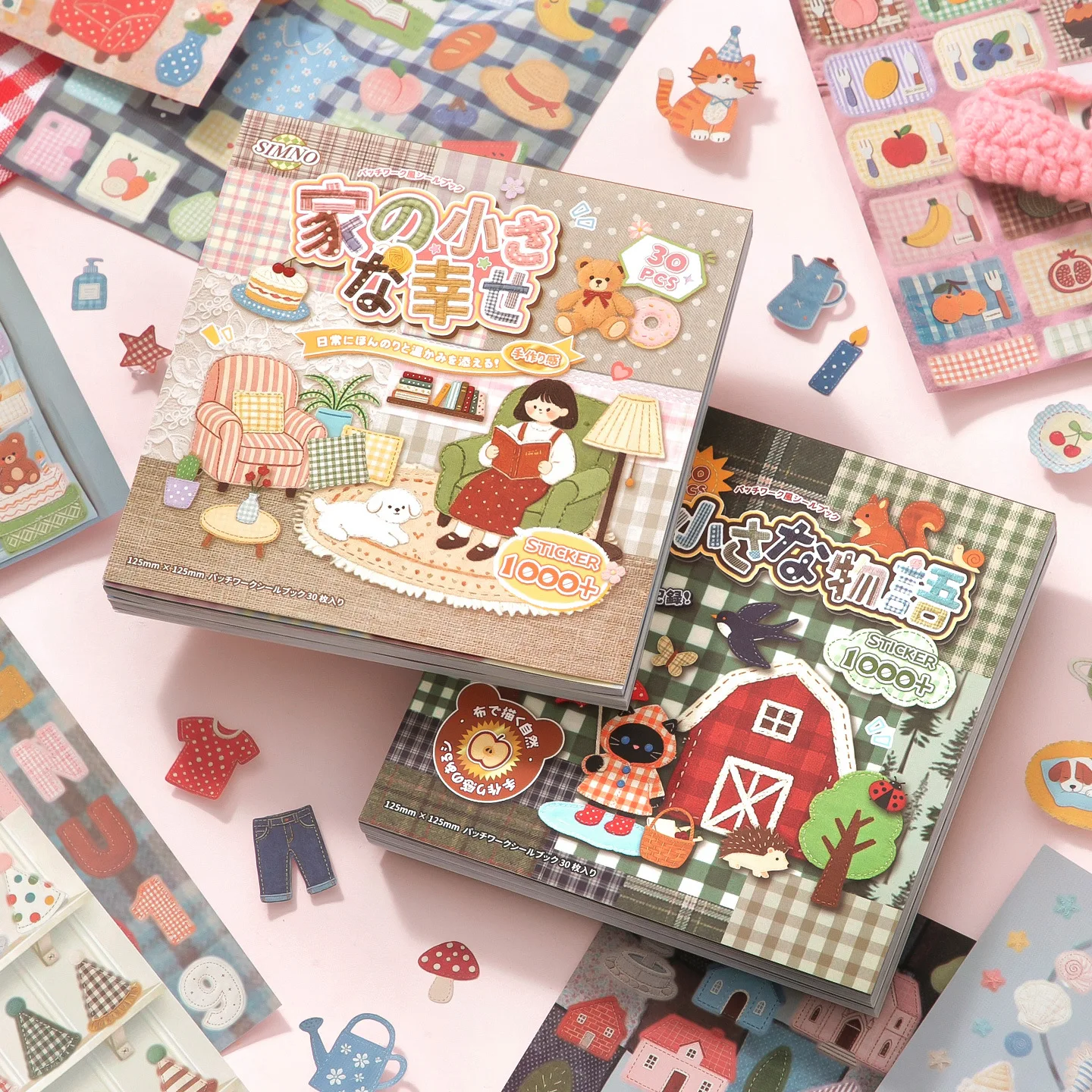 TIANZI 30/60 Pcs Retro Japanese Stationery Die Cut Stickers Book Cartoon Decorative for Handmade Scrapbooking Journal Supplies