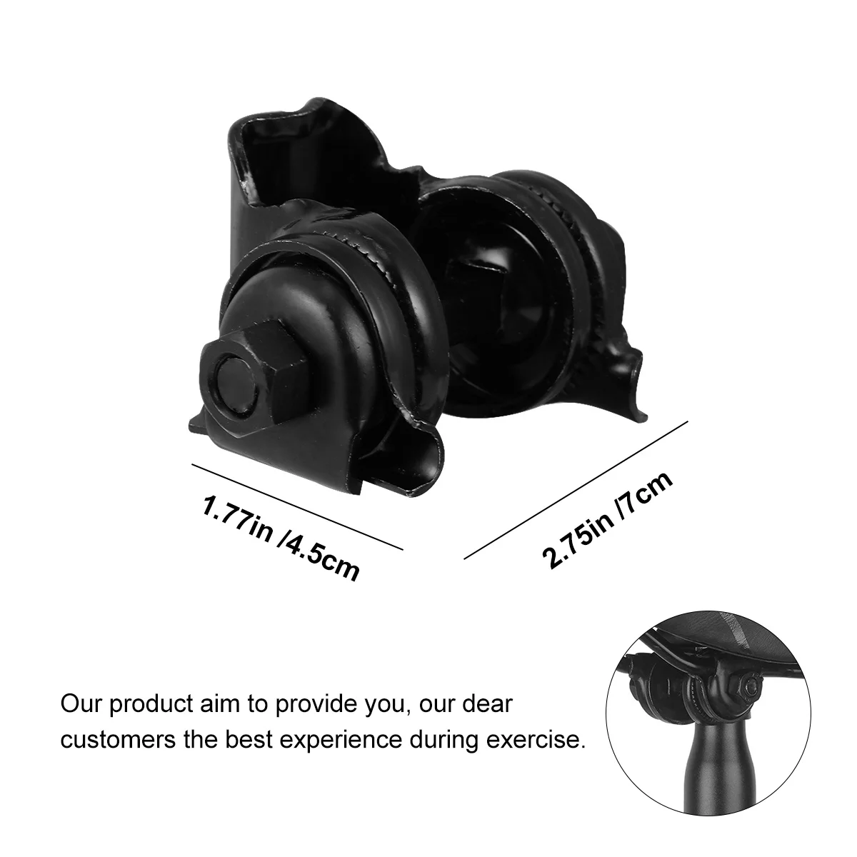 4 قطعة مشبك مقعد الدراجة، مشبك سرج قابل للتعديل، مشبك مقعد سريع الإصدار لسروج السكك الحديدية القياسية، ملحقات الدراجة الحديدية #3