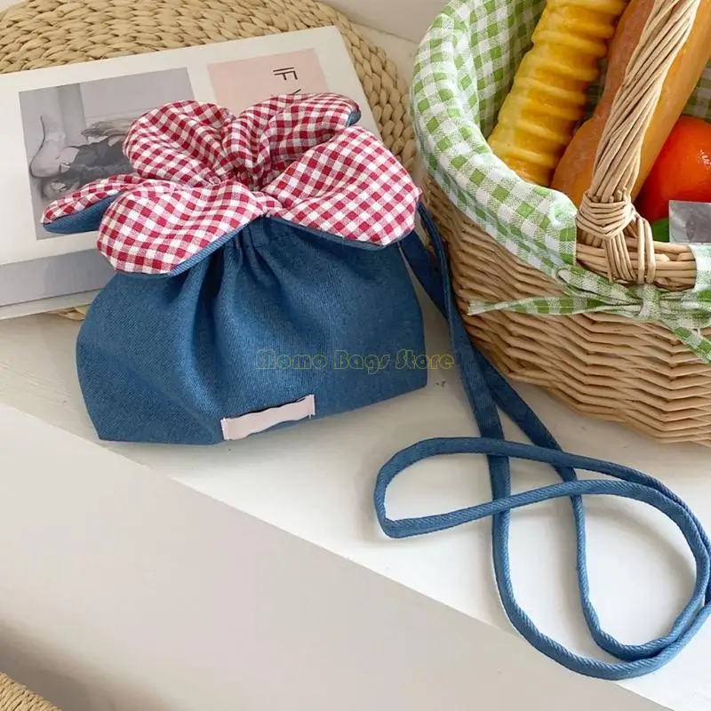 X90D Jeans Crossbody Bag Secure Closure Lightweight Design for Professionals