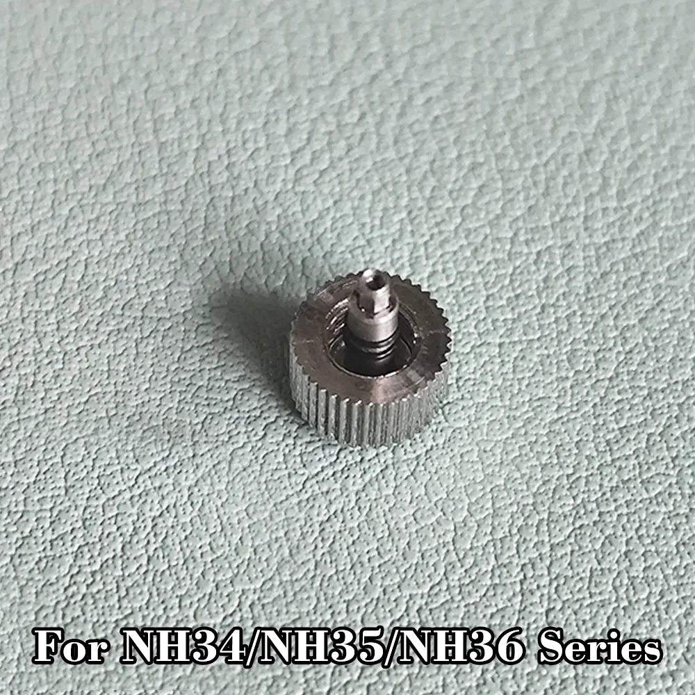 Custom Logo Crown For NH34 NH35 NH36 Watch Crown 7mm Crown Diameter 316L stainless steel Screw-in Crowns Replacement Parts