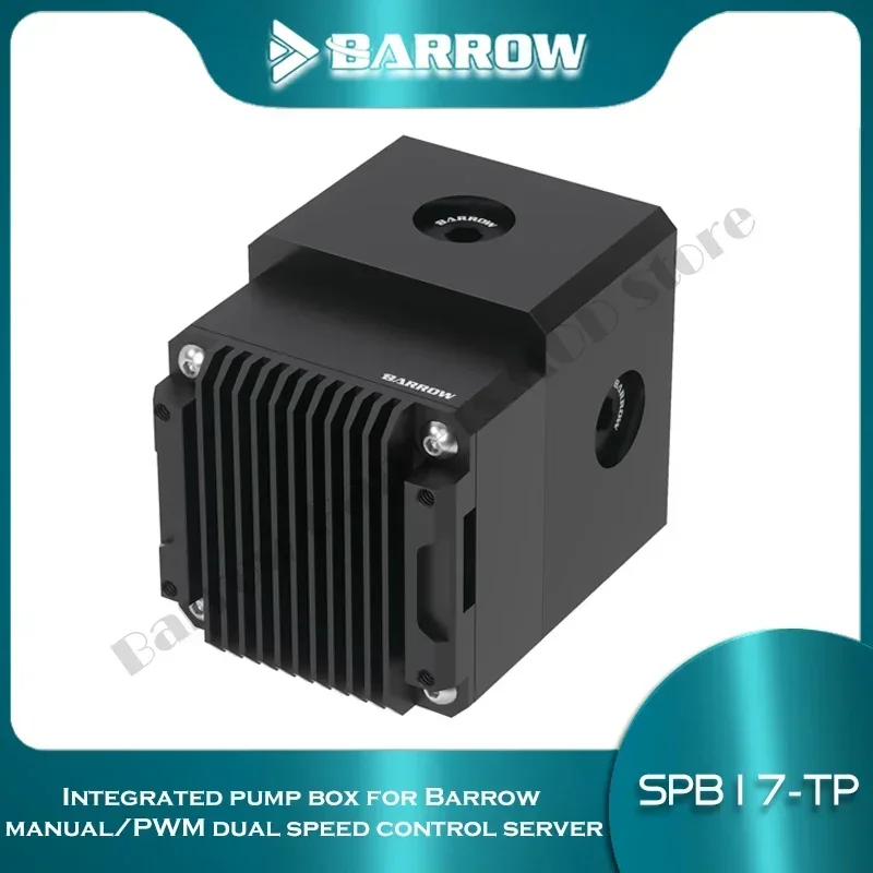Barrow Server Box Pump Pro Watercooler Mute, PWM 4000RPM Mute Watercooler Engine Flow Rate 960L/H 6 Meters, SPB17-TP