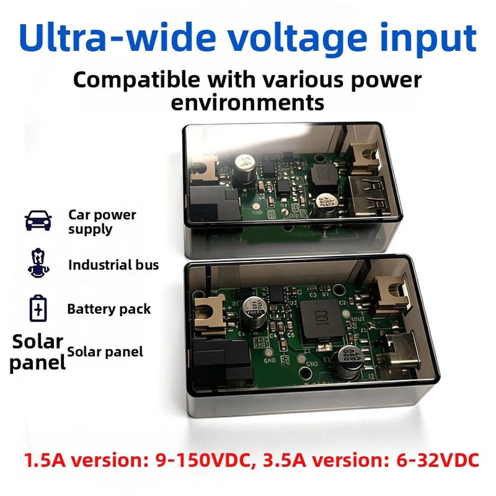 1pc PZEM-045 DC Step-down Power Supply Module Wide Voltage Regulator Module For Solar Panel Industrial Equipment Accessories