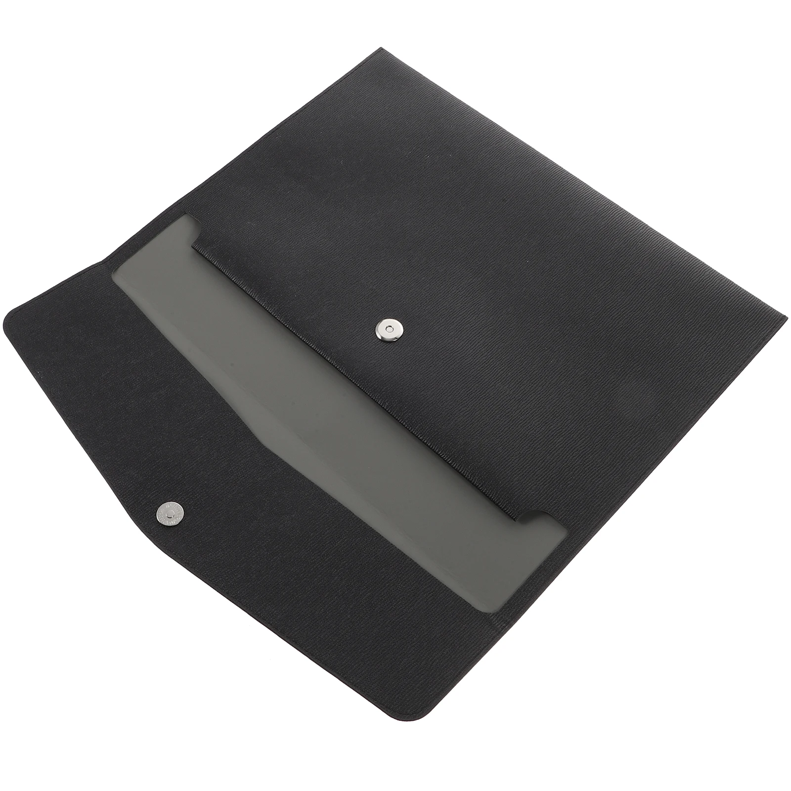 

A4 File Folder Snap Closure Compact Document Organizer Receipt Contract Holder Portable Office Travel Pouch