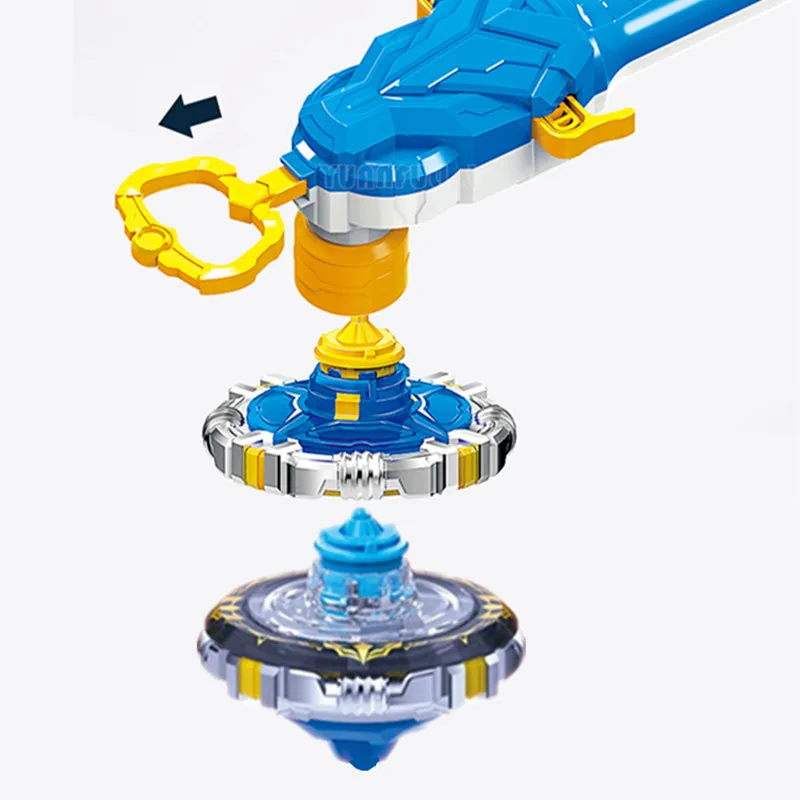 Heißer Zappeln Beyblade Kreisel Kreisel Spielzeug Krieg Flügel Magnetische Kombiniert Beschleunigung Spinner Angriff Launcher junge Kinder Geschenk spielzeug